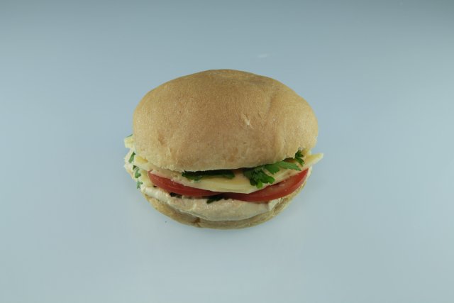 Хумусбургер - вегетарианский гамбургер