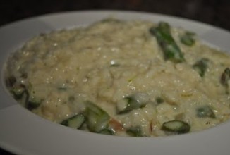 Ризотто со спаржей