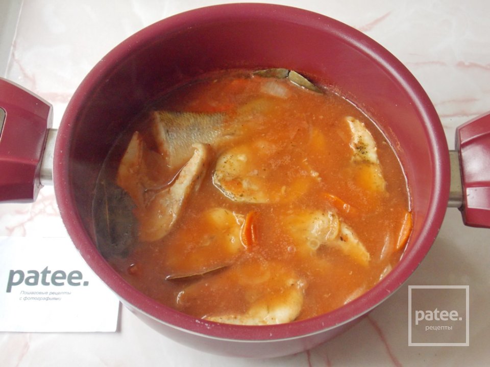 Судак в томатном соусе - Шаг 10
