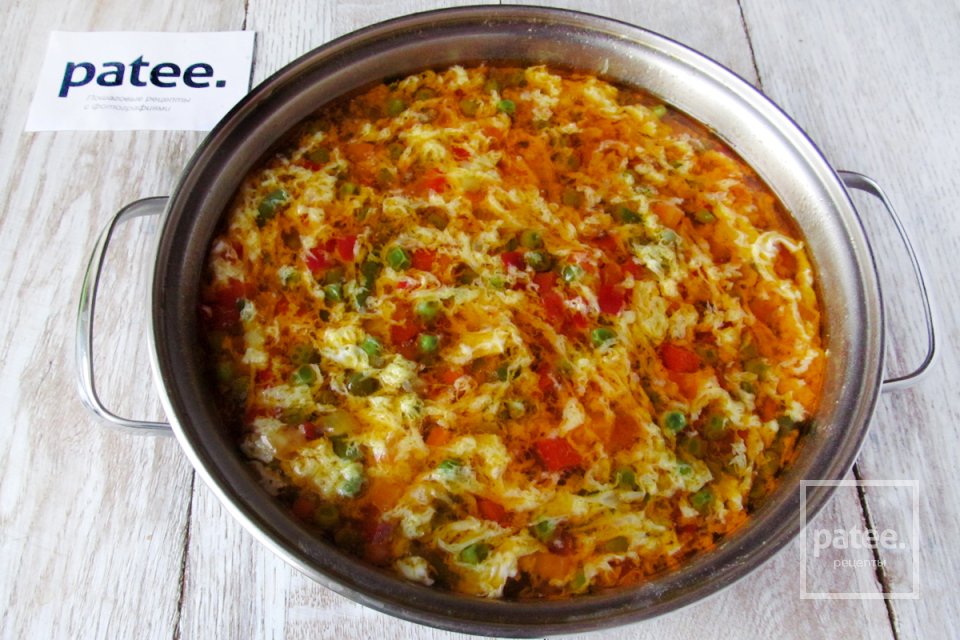 Овощной суп с яйцом - Шаг 20