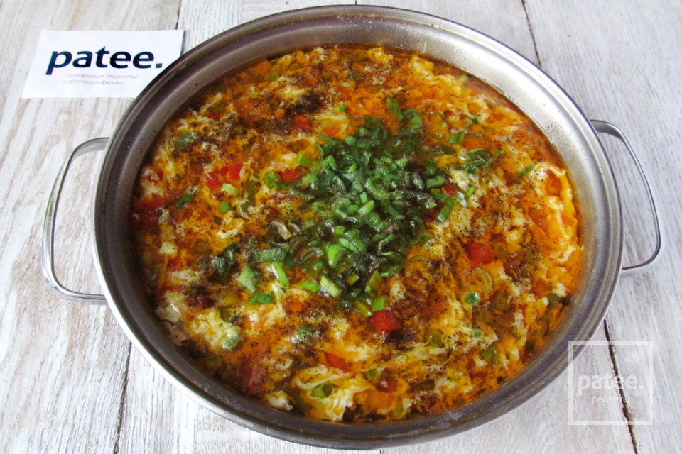 Овощной суп с яйцом - Шаг 23