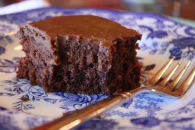Рецепт Шоколадный кекс с глазурью