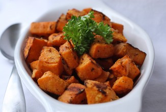 Запеченный сладкий картофель