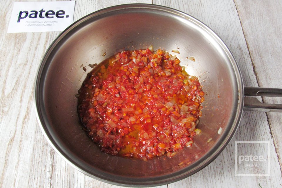 Красный суп с курицей и пастой орзо - Шаг 9