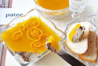 Паштет из куриной печени с апельсиновым желе