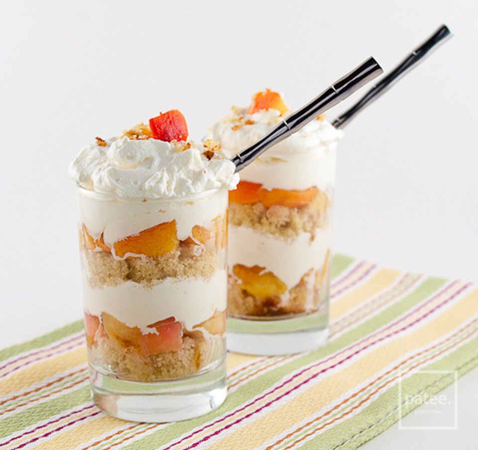 Трайфл с персиками - Шаг 13