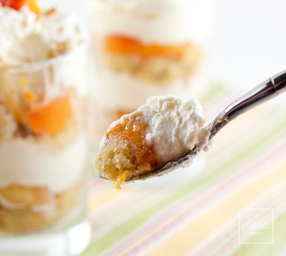 Трайфл с персиками - Шаг 14