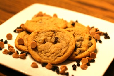 Рецепт Шоколадное печенье с арахисовым маслом