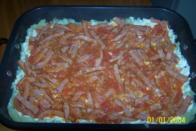 Картофельная запеканка " Вкусняшка" - приготовление