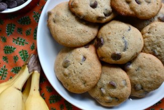 Шоколадно-банановое печенье