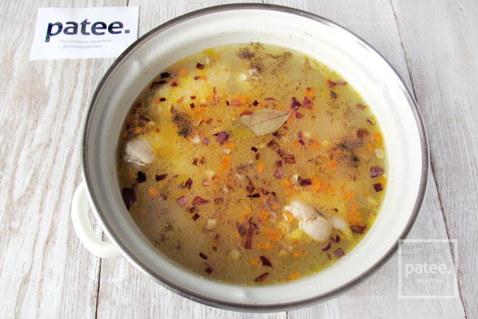 Суп с красной чечевицей и куриными крылышками - Шаг 11