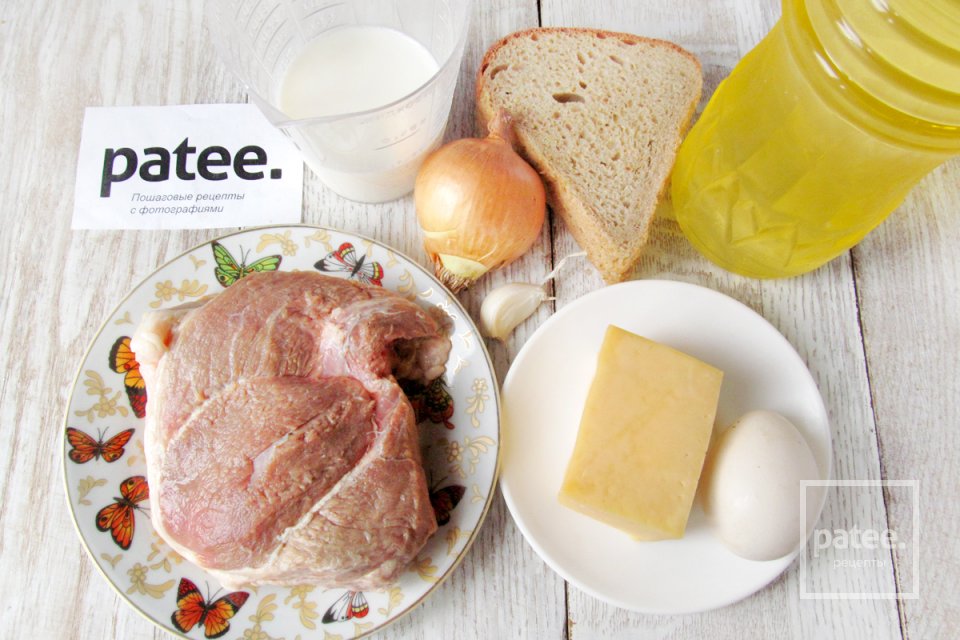 Мясные палочки с сыром - Шаг 1