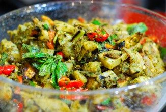 Картофельный салат с перцем