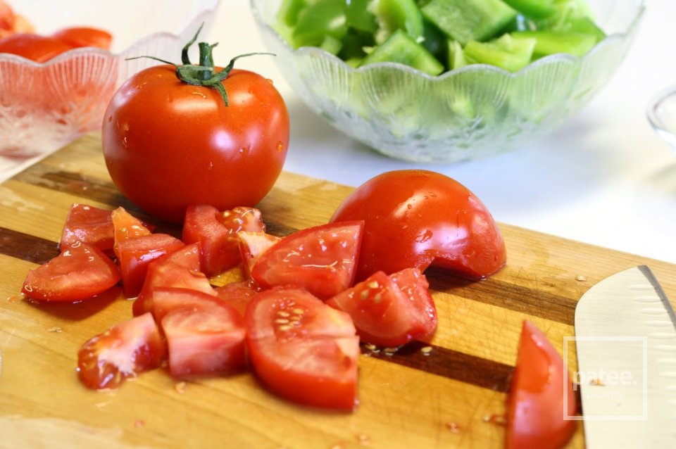 Стейк с перцем и помидорами - Шаг 5