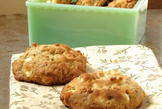 Овсяное печенье с белым шоколадом