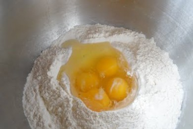 Яичная лапша - приготовление