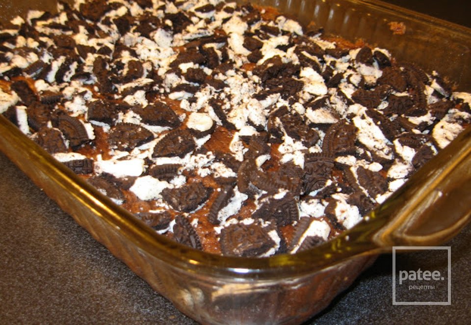 Брауни с ванильной глазурью - Шаг 5
