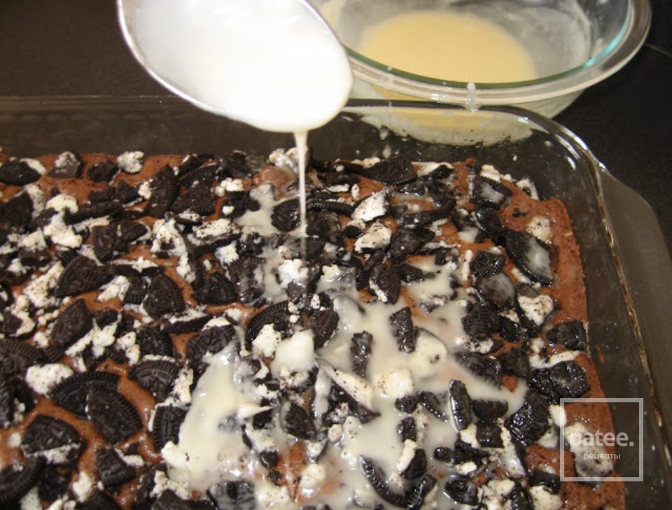 Брауни с ванильной глазурью - Шаг 7