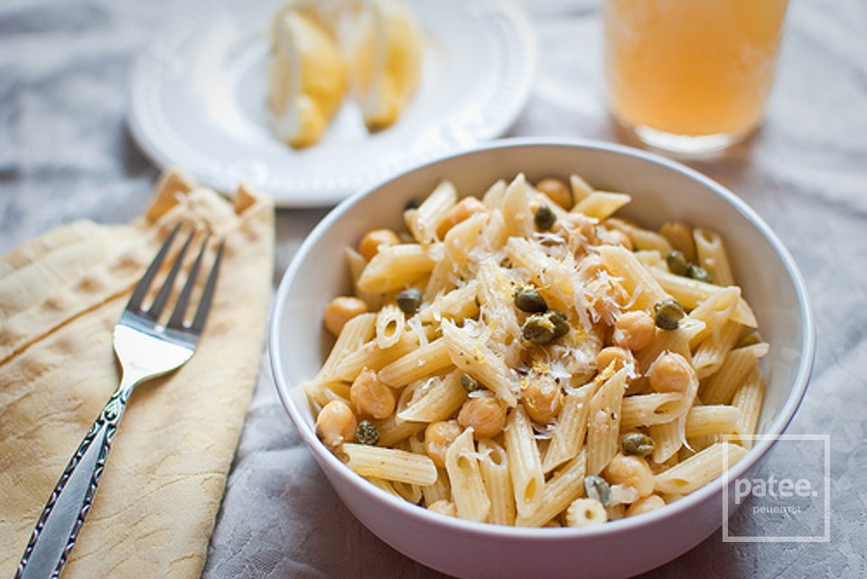 Лимонная паста с нутом - Шаг 10