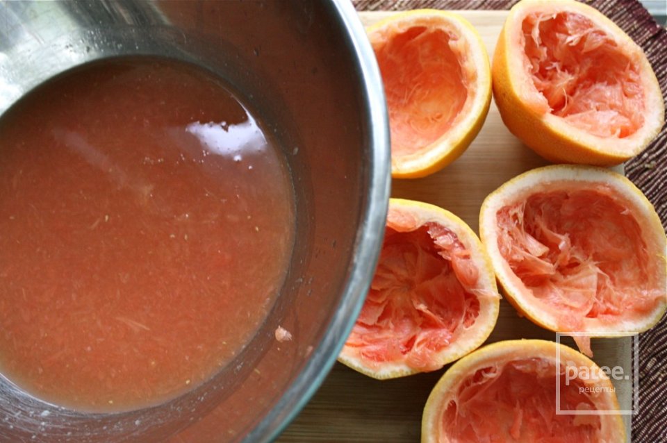 Грейпфрутовая гранита с розмарином и водкой - Шаг 2