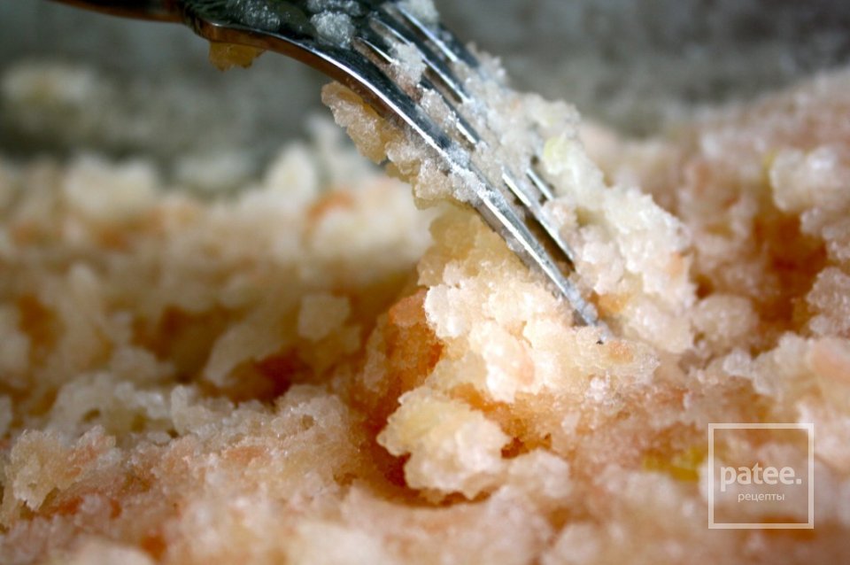 Грейпфрутовая гранита с розмарином и водкой - Шаг 5