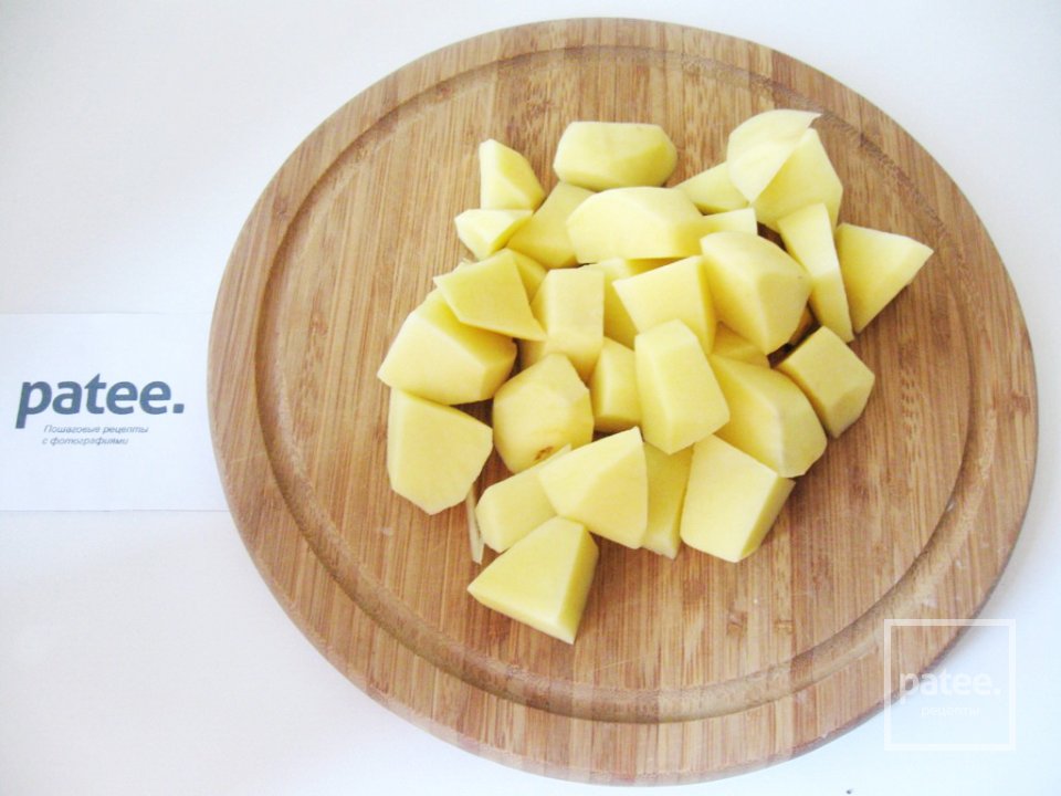 Гречневый суп с грибами и картофельными клецками - Шаг 3