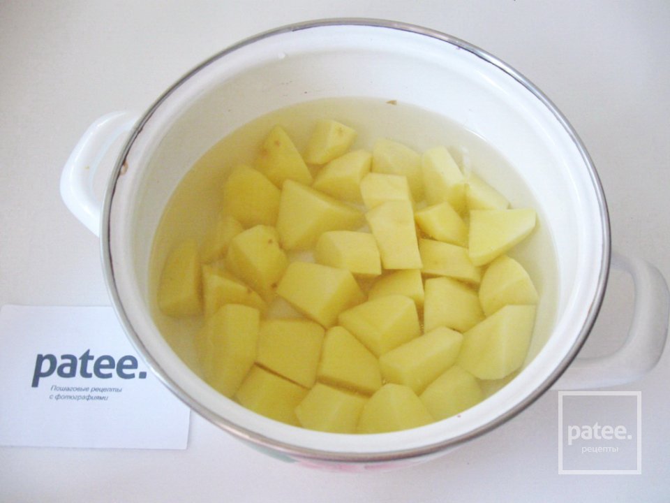 Гречневый суп с грибами и картофельными клецками - Шаг 4