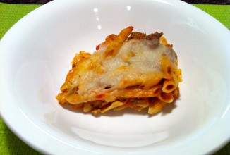 Паста с сыром и мясом