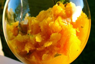 Мятная гранита с манго