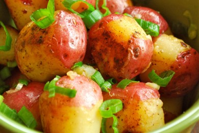 Жареный красный картофель - приготовление