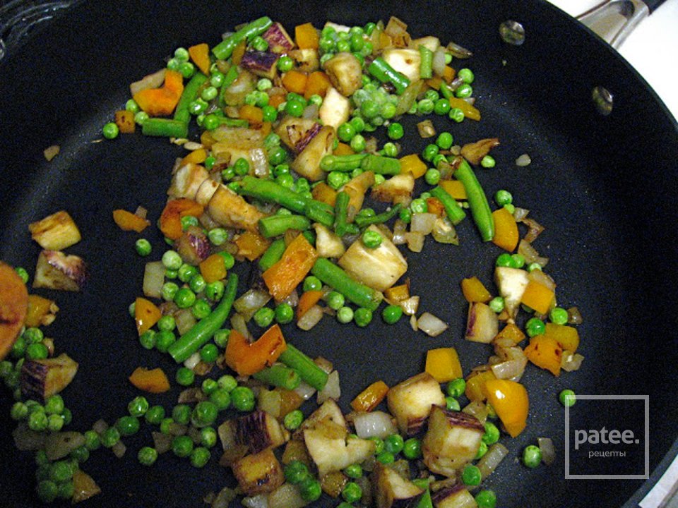 Рис с яйцом и овощами - Шаг 4