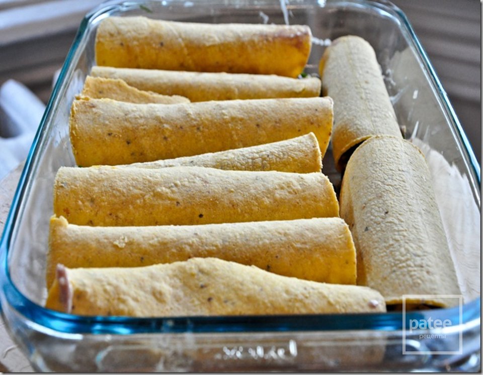 Энчилада с фасолью и специями - Шаг 6