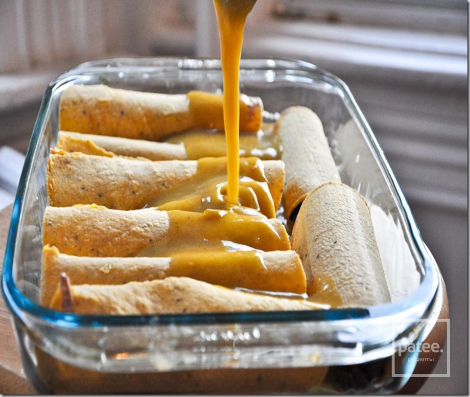 Энчилада с фасолью и специями - Шаг 8