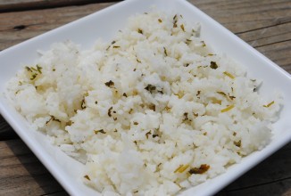 Рис с кинзой и лаймом