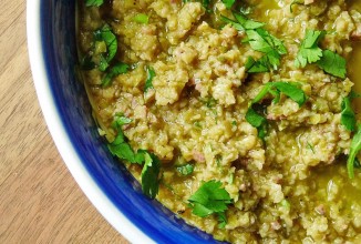 Тапенада из зеленых оливок