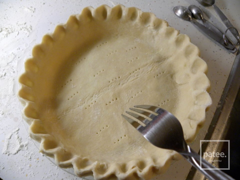 Киш с беконом, спаржей и сыром - Шаг 6