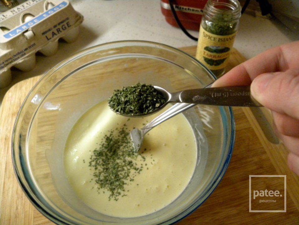 Киш с беконом, спаржей и сыром - Шаг 13