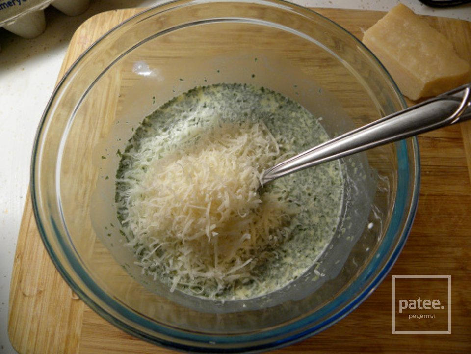 Киш с беконом, спаржей и сыром - Шаг 14