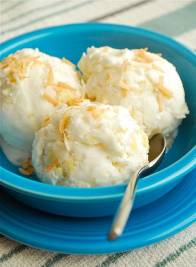 Ананасово-кокосовое мороженое