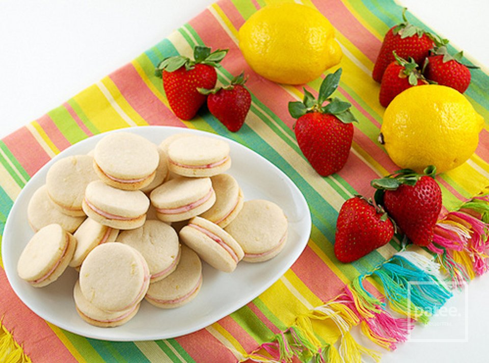 Лимонное печенье с клубничной начинкой - Шаг 16