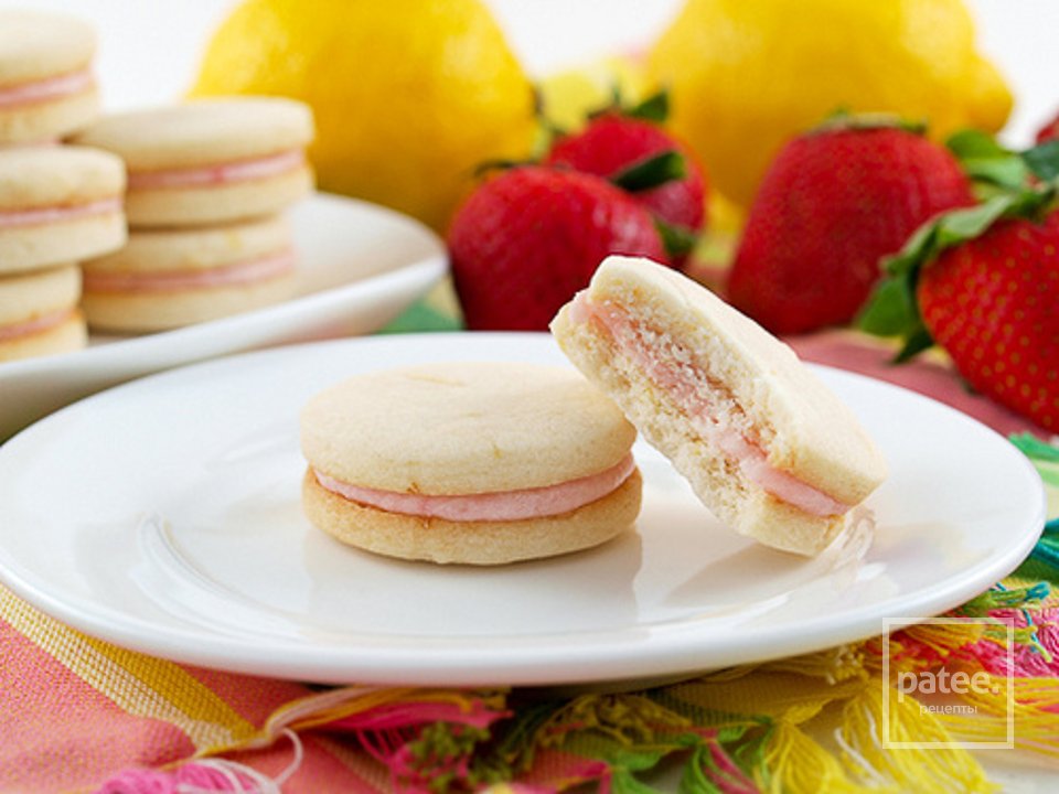 Лимонное печенье с клубничной начинкой - Шаг 18