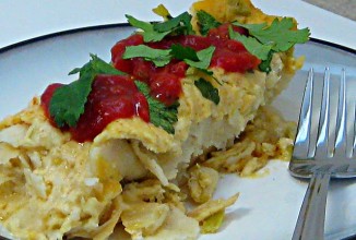 Энчилада с сыром и курицей