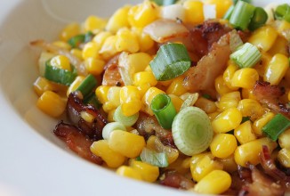 Кукуруза с беконом