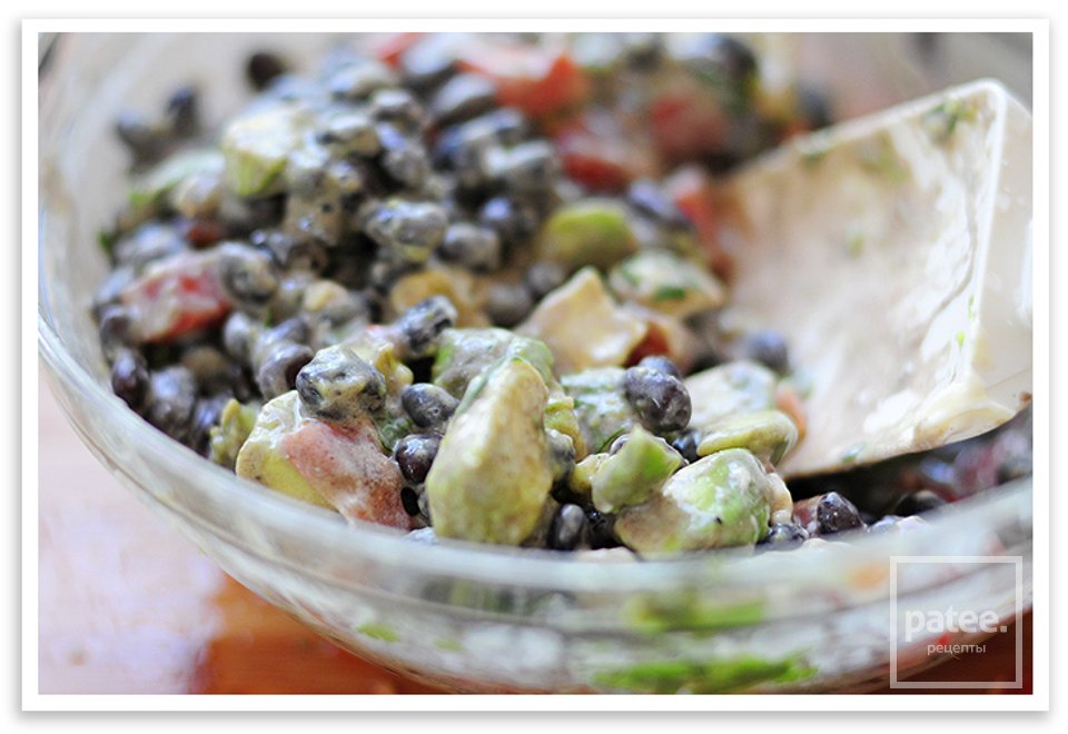 Фасолевый салат в лодочках - Шаг 6