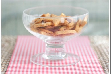 Сырные крекеры - приготовление