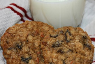 Печенье с овсом и изюмом