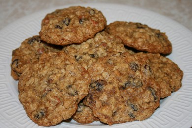 Печенье с овсом и изюмом - приготовление