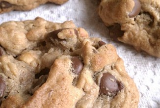 Арахисовое печенье с шоколадом