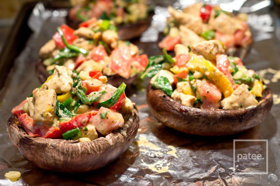 Фаршированные грибы - Шаг 11