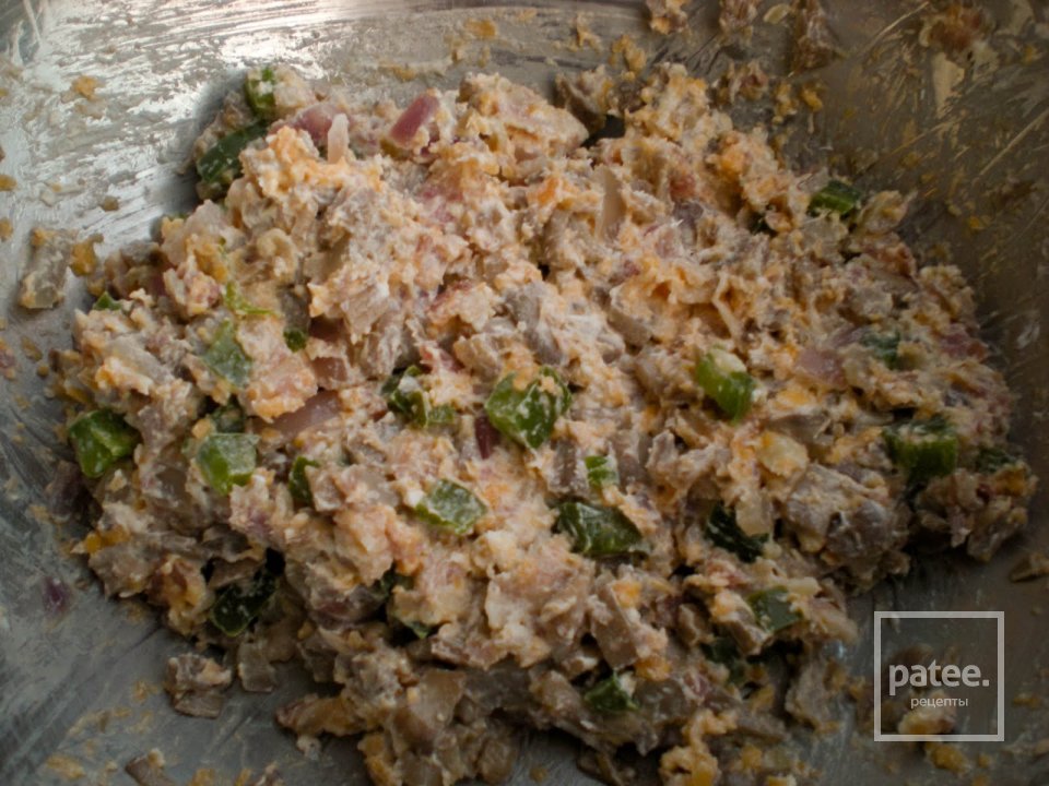 Фаршированные грибы с панчеттой - Шаг 7